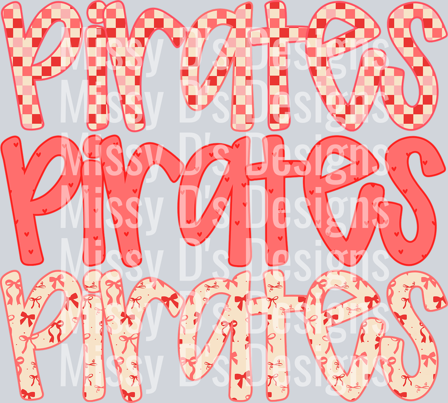 red pink vday PIRATES