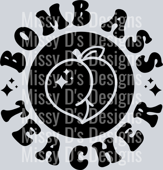 Bomb Ass Teacher Pocket Design