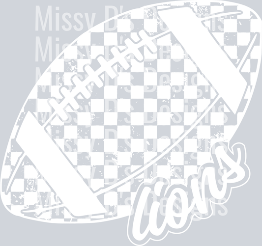 CheckeredFootballLionsWhite
