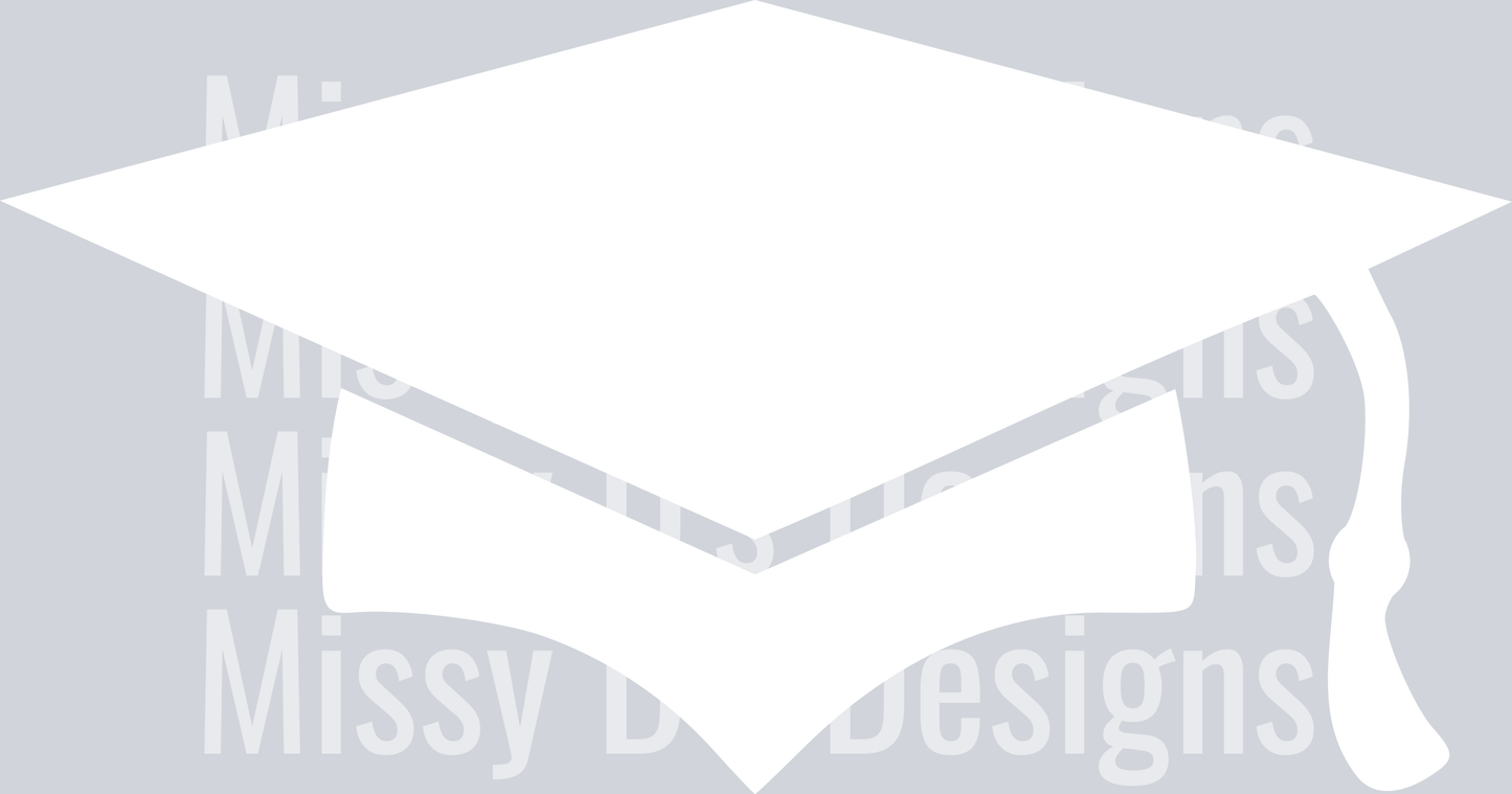 Graduation Cap white