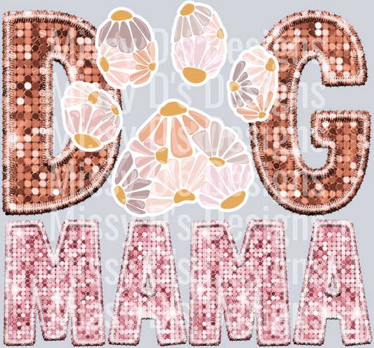 glitter dog mama