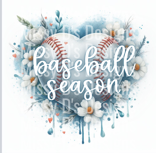 Baseball season floral