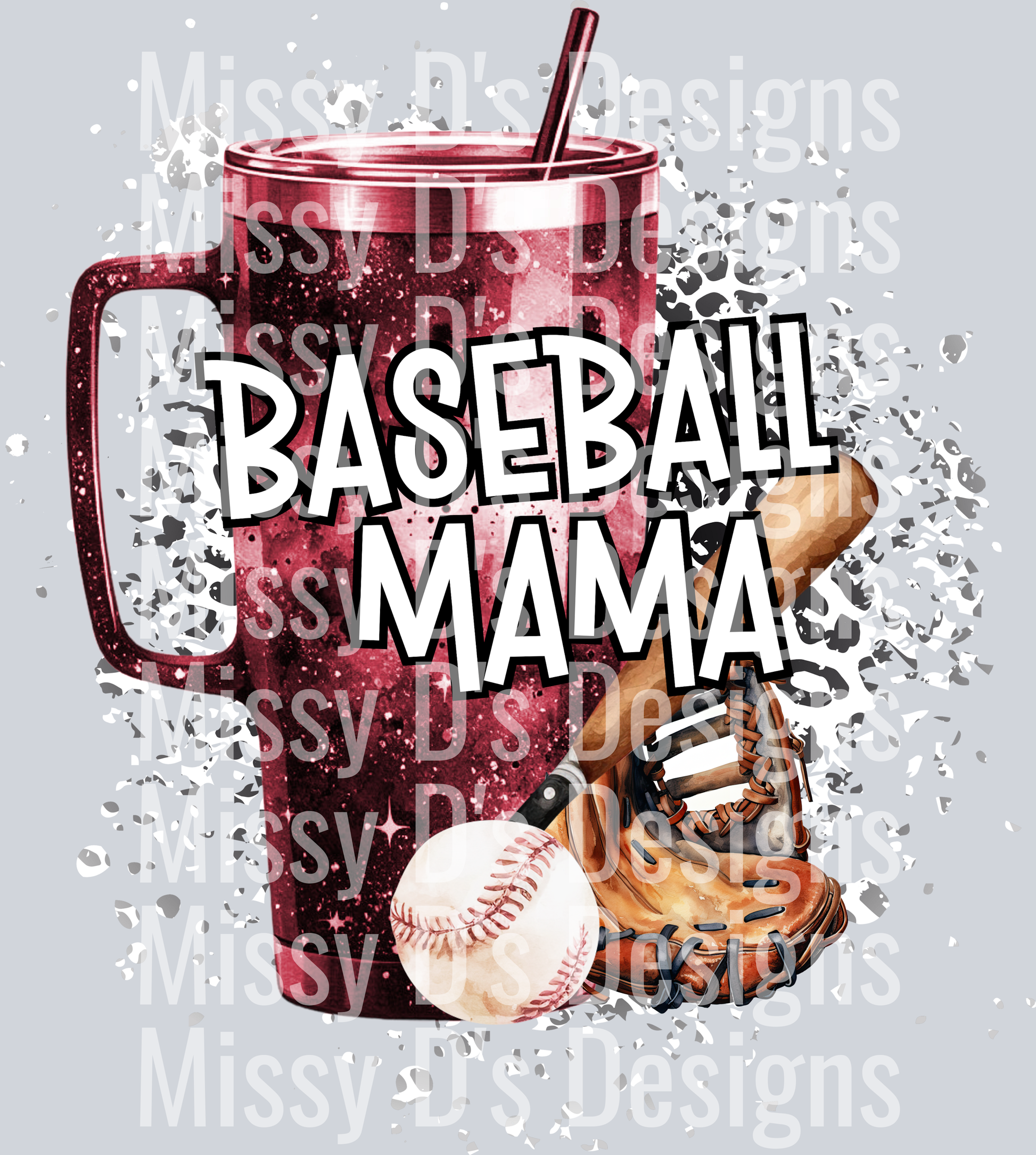 Red Baseball mama