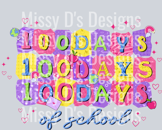 100 days of school