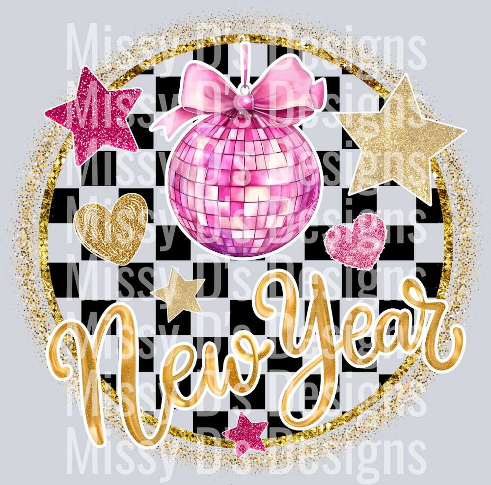 New Year pink Gold 300dpi