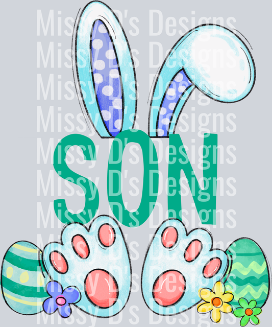 Easter family, sun bunny