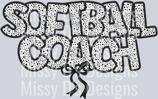 SOFTBALL COACH BOW