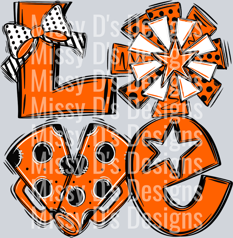 LoveCheerblkorange