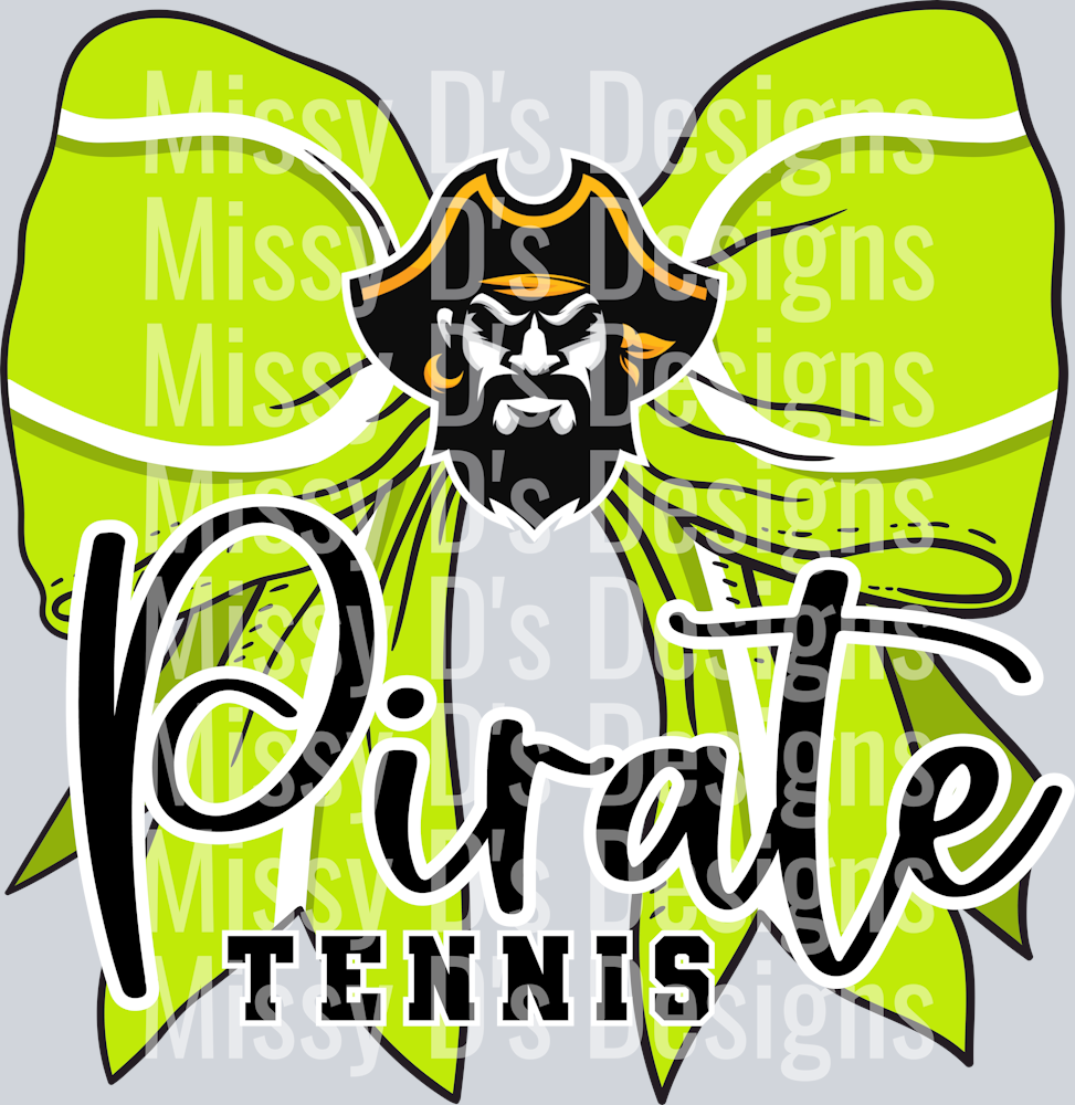 pirate tennis Bow