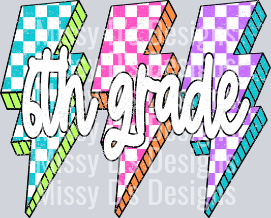 Lightning Bolt 6th Grade