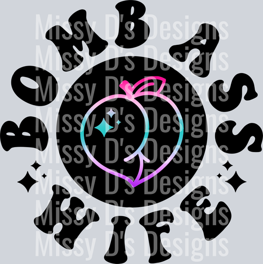 Color Bomb Ass Wife Pocket Design