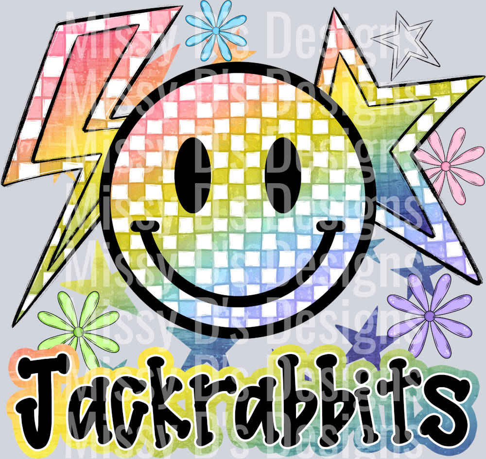 SMILEY RAINBOW Jackrabbits