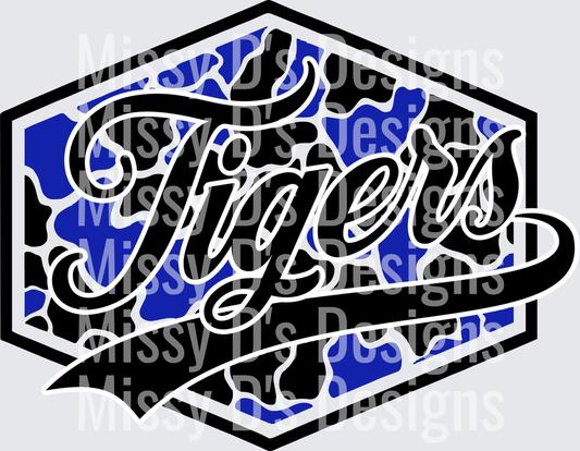 Camo Hexagon Wills Point Tigers