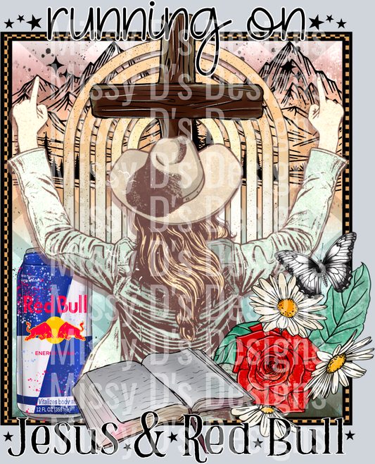 Jesus& Red Bull-Design
