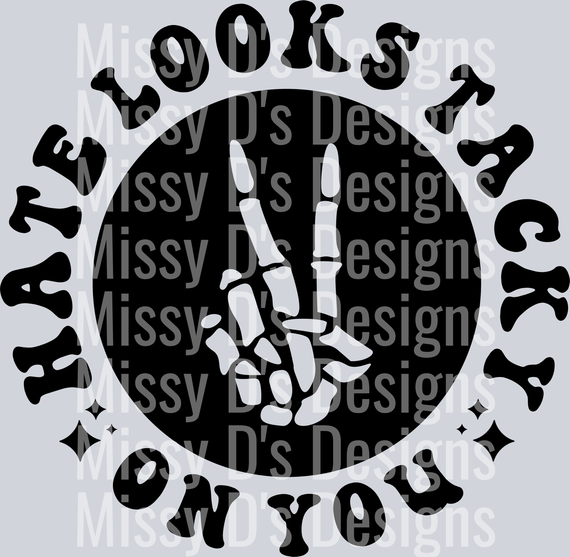 Hate Looks Tacky On You Pocket Design