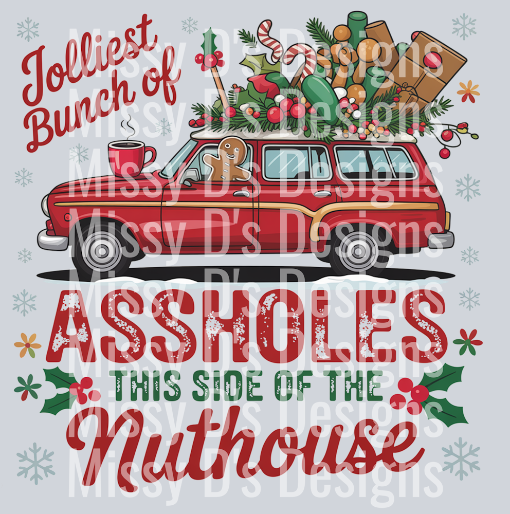Jolliest Bunch Of Funny Christmas Png