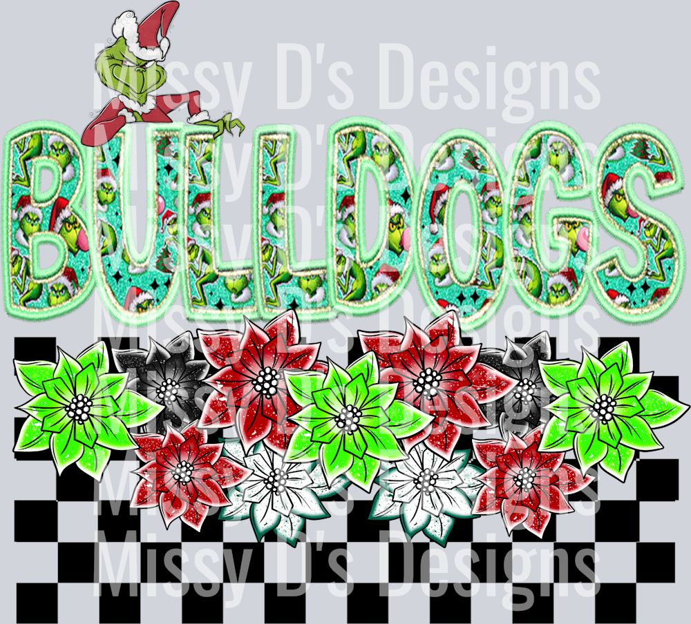GRINCH MASCOT bulldogs