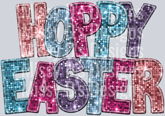 HOPPY EASTER PINK BLUE