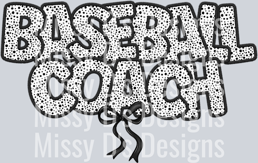 BASEBALL COACH BOW