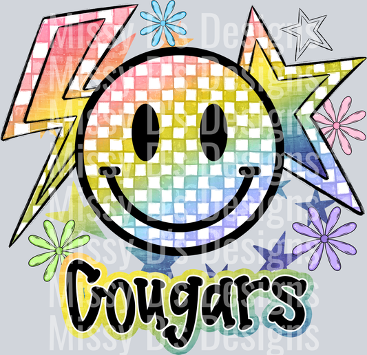 SMILEY RAINBOW Cougars