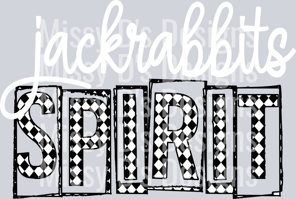 Jackrabbits Spirit Checkered