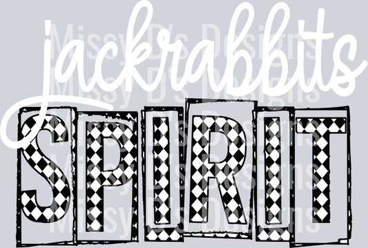 Jackrabbits Spirit Checkered