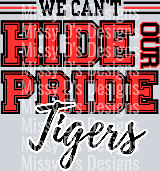 tigers red black