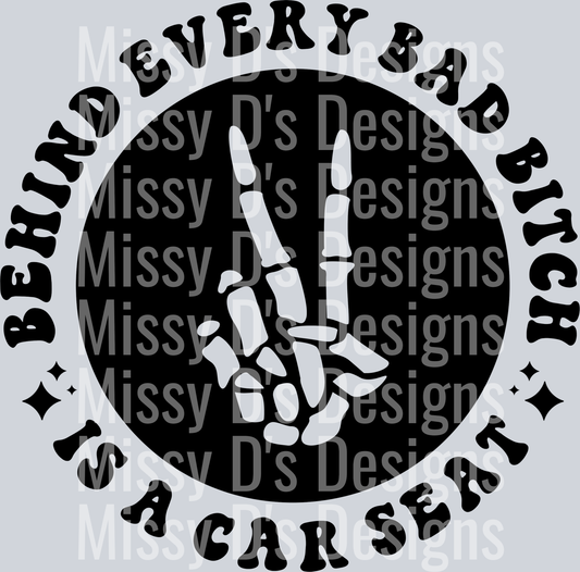 Behind Ever Bad Bitch Pocket Design