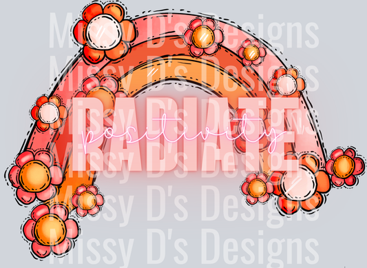 radiate positivity glow