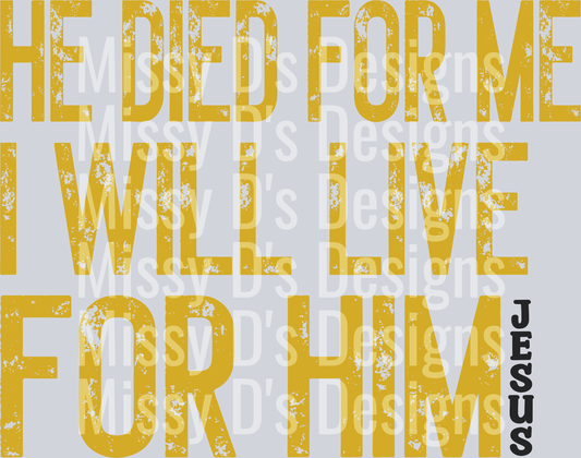 hediedformeYELLOW