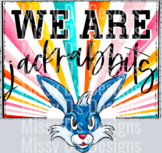 sunburst WE ARE CUSTOM- blue jackrabbit