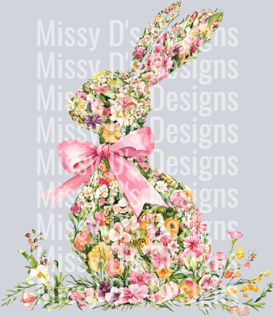 Floral Easter Bunny300dpi