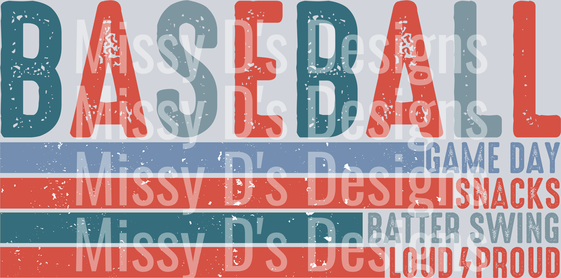 Baseball
distressed
