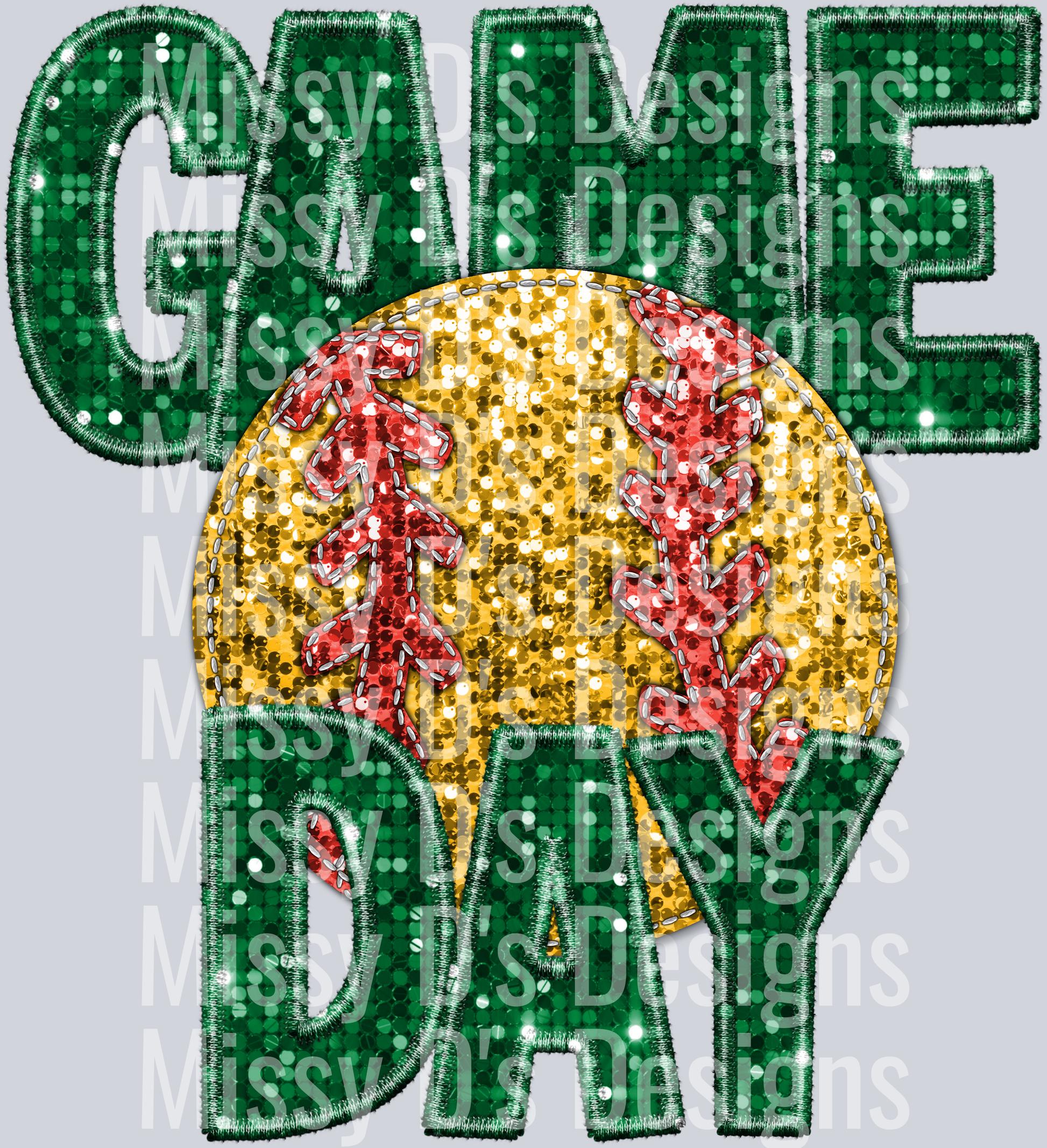 softball game day green
