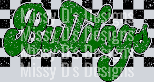 Green Checkered Bulldogs