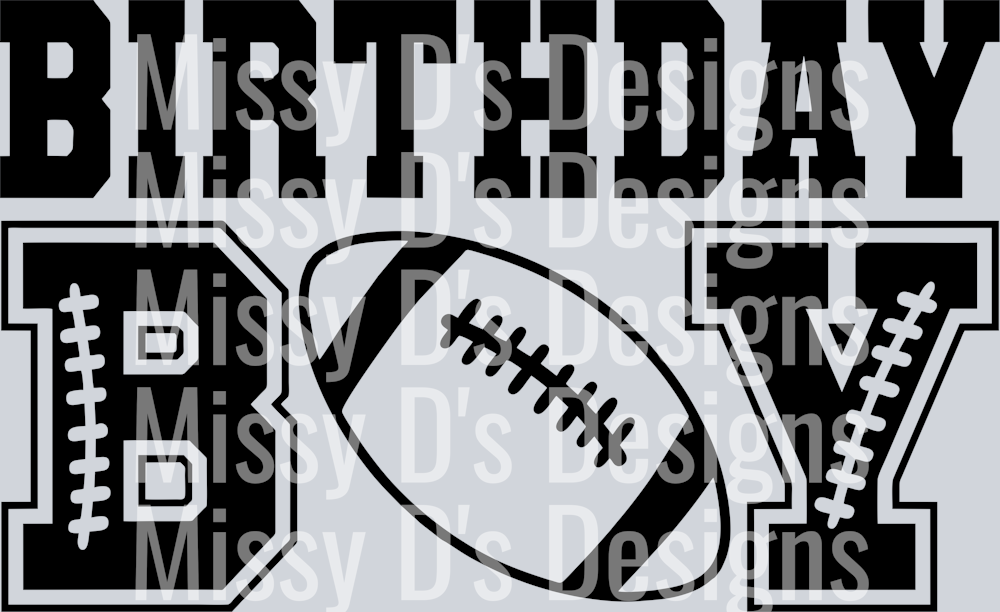 Football Birthday Boy