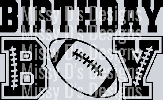 Football Birthday Boy