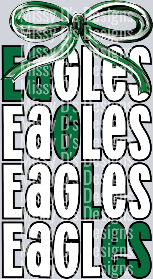 eagles green white