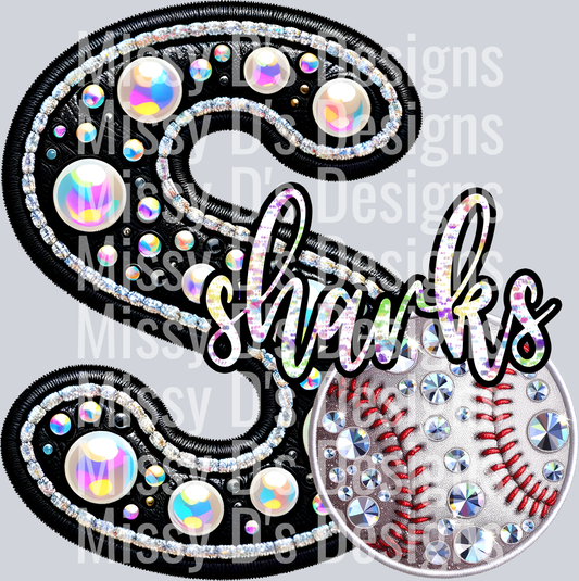 leather baseball sharks