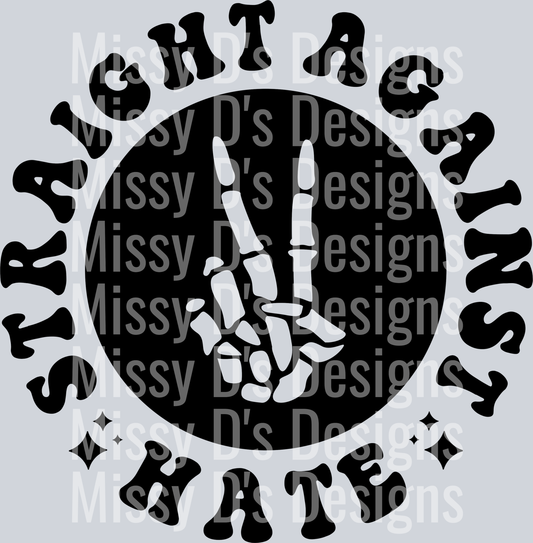 Straight Against Hate Pocket Design