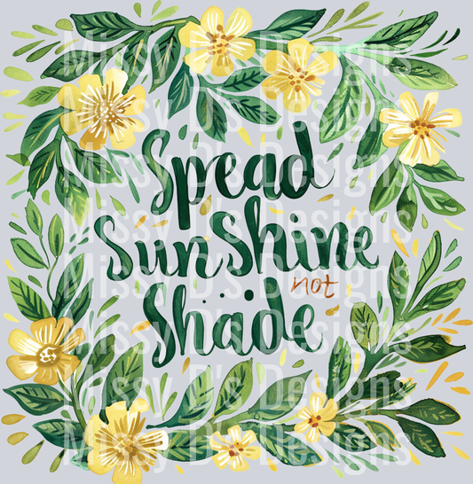 Rms0376 - 17 Spread sunshine not shade