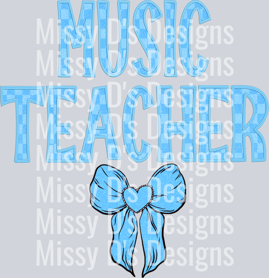 Music teacher(1)