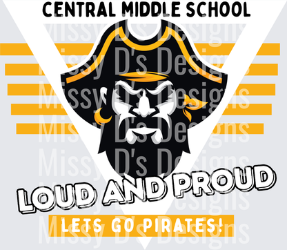 triangle spirit mascot central  middle