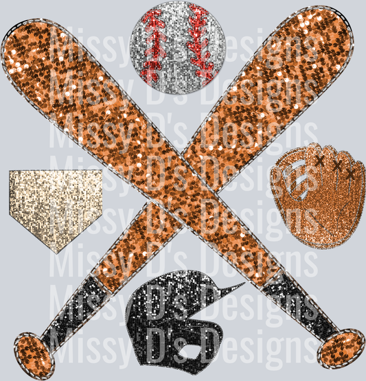 baseball glitter