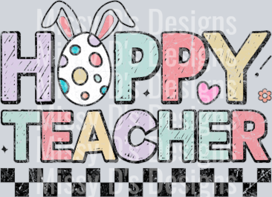 Hoppy, Easter Teacher PNG Sublimation