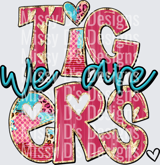 Vday Heart and Spark tigers