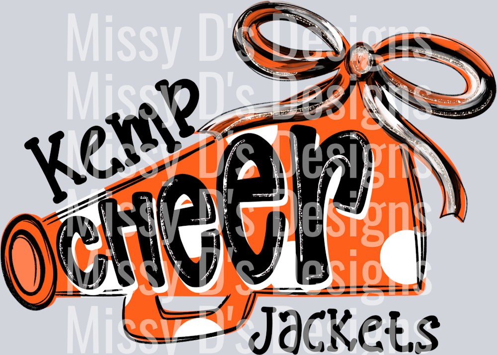 Kemp Jackets  cheer megaphone