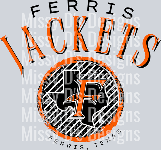 ferris jackets striped circle
