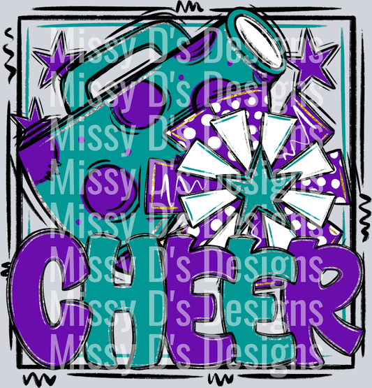 Teal Purple