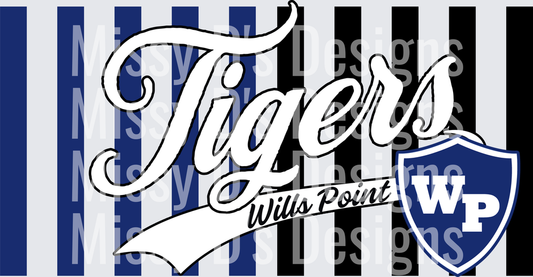 split stripes mascot wills point tigers